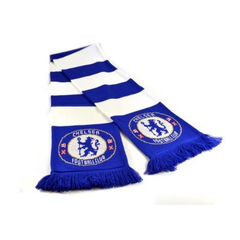 chelsea-bar-scarf-2 Royal / White